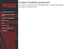 Tablet Screenshot of ekipazofutbol.com